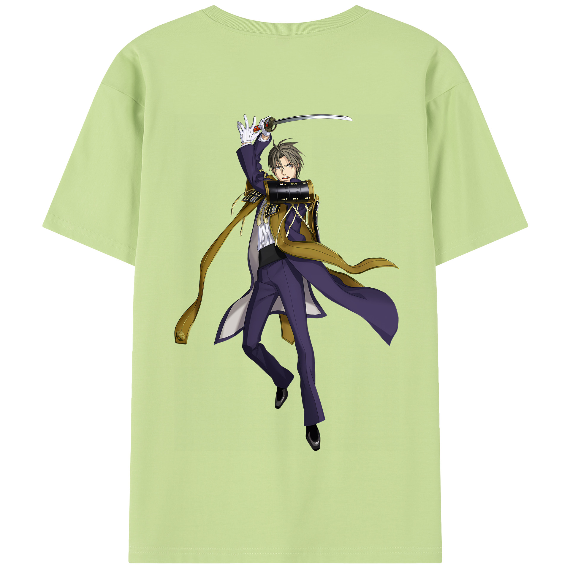 （画像用） 刀剣乱舞 Touken Ranbu 綿100％半袖Tシャツ（背面プリント）